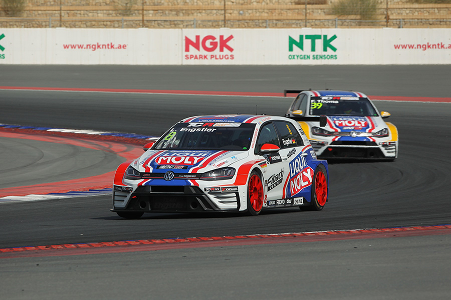 TCR Germany - Team Engstler with five VW Golf cars