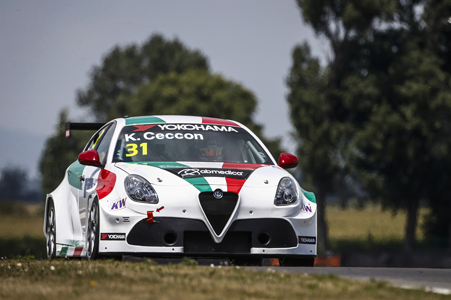 Kevin Ceccon to race at Vallelunga in a Giulietta TCR