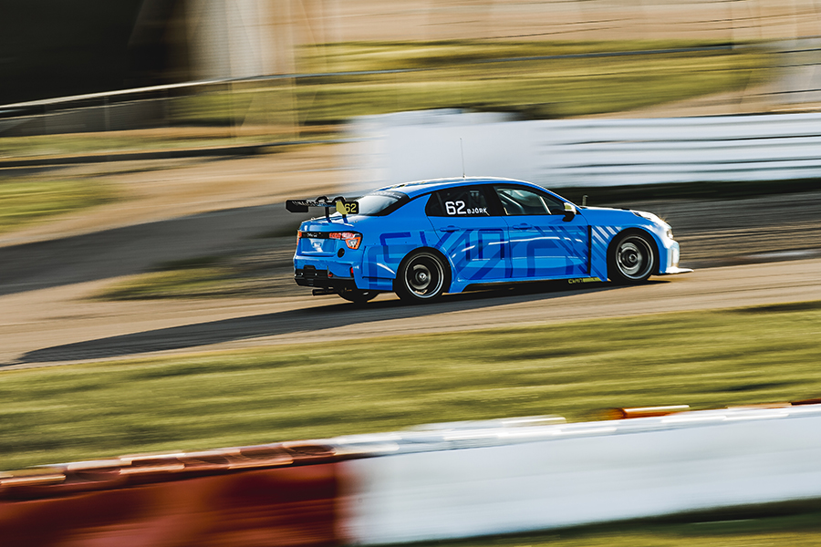 The new Lynk & Co 03 TCR completes its first tests