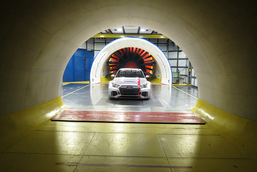 TCR cars were tested in the Pininfarina wind tunnel