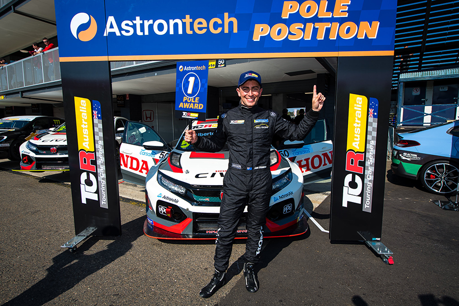 Tony D’Alberto is the first-ever pole sitter in TCR Australia