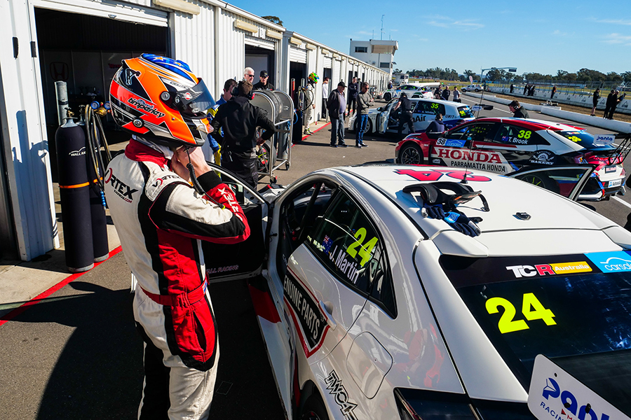 22 drivers took part in TCR Australia test at Winton