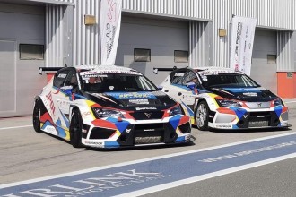 Mouhritsa Racing with two CUPRA cars in the UAE Procar