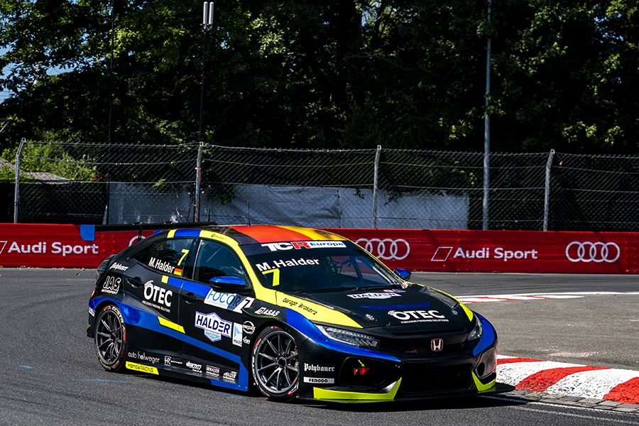 Mike Halder on pole for his home TCR Europe race