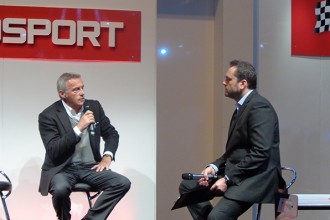 Marcello Lotti takes to the stage at Autosport Show