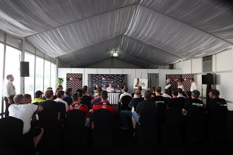 TCR drivers attended the briefing in Sepang