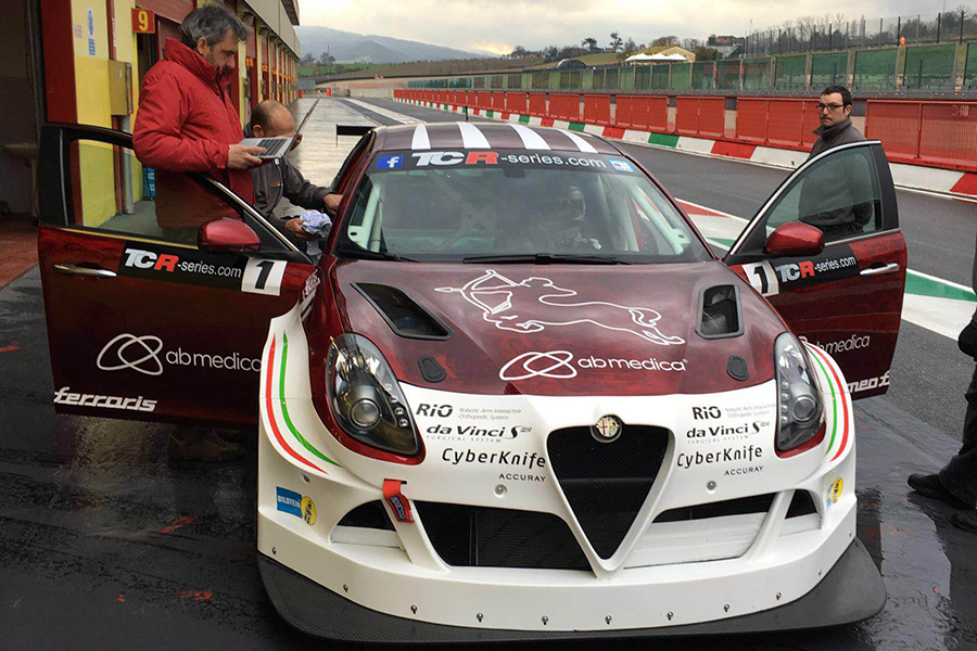 The Giulietta TCR was successfully tested at Mugello