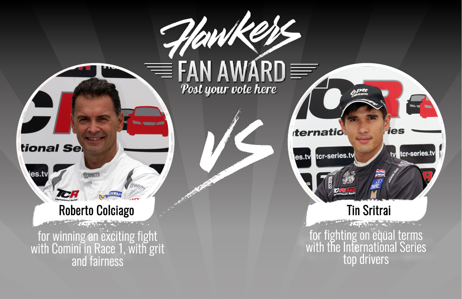 Hawkers Fan Award: guest drivers in the spotlight