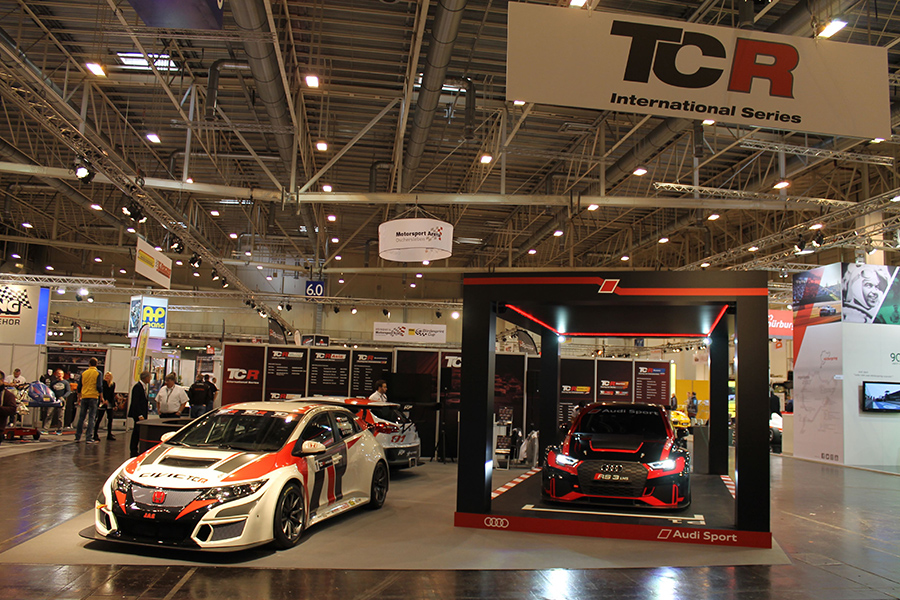 TCR stand welcomes visitors at Essen