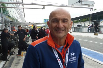 Gabriele Tarquini, a spectator with an interest...
