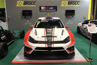 Seven TCR cars exhibited at Autosport International