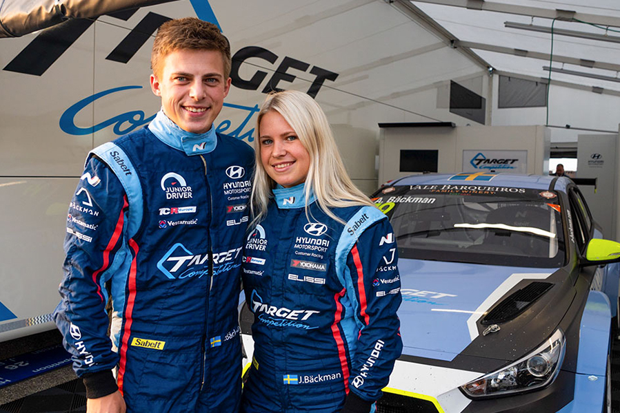 Bäckman siblings stay with Target Competition in TCR Europe