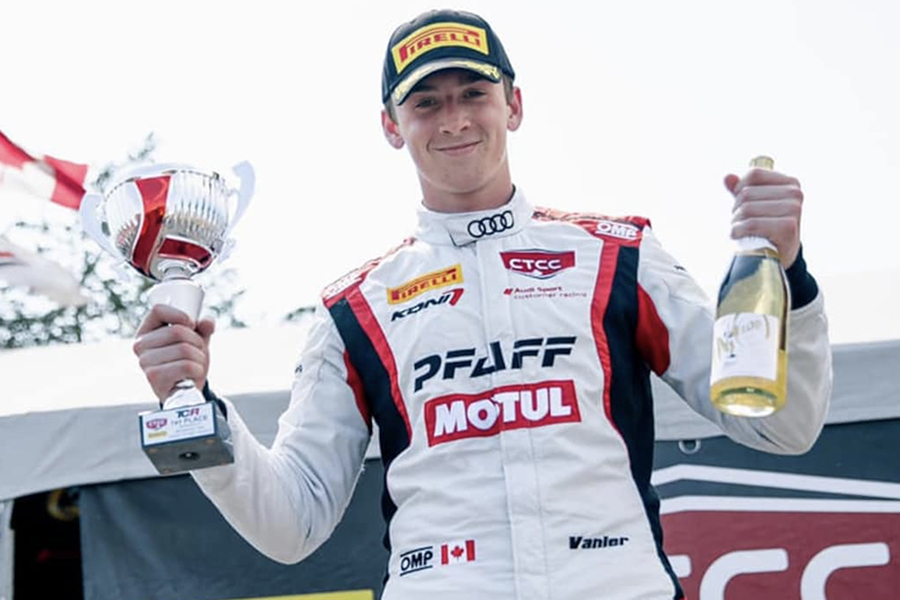 17-year old Zachary Vanier secures the CTCC title