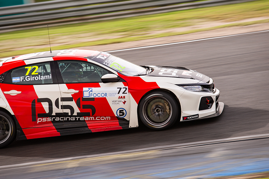 PSS Racing with two Honda Civic cars in TCR Europe
