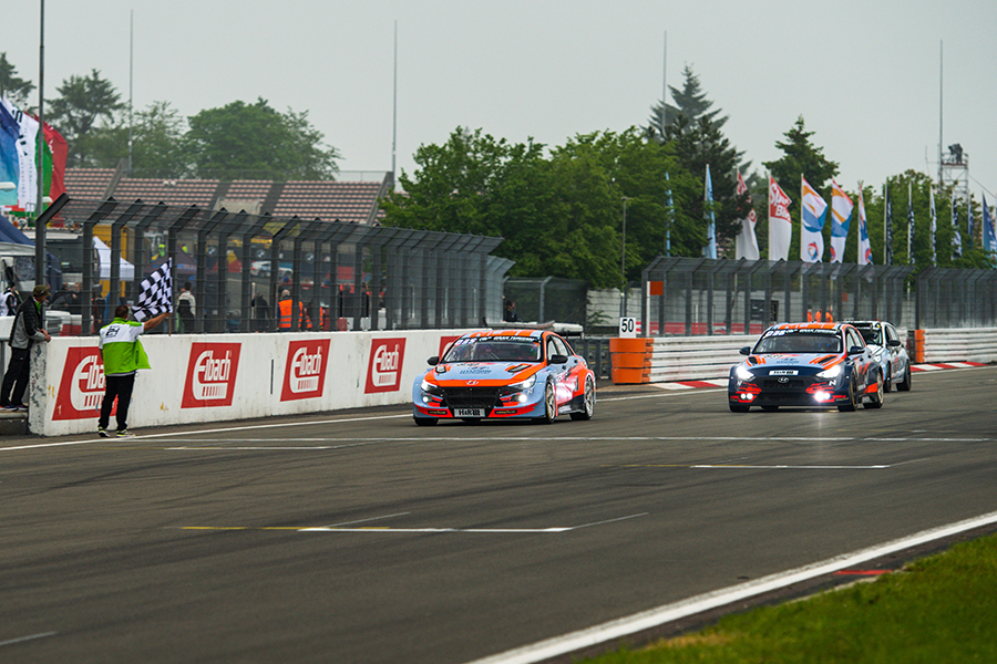 Hyundai cars finish 1-2 in the TCR class of the ADAC 24H race