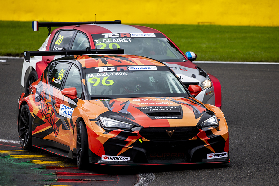 Azcona takes another double victory in TCR Europe at Spa