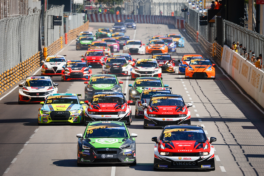 30 cars in the Macau Guia Race, the last round of TCR Asia
