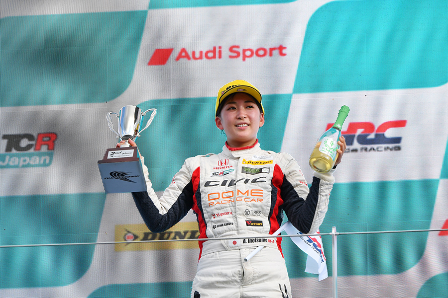 Maiden victory for Anna Inotsume in TCR Japan at Fuji