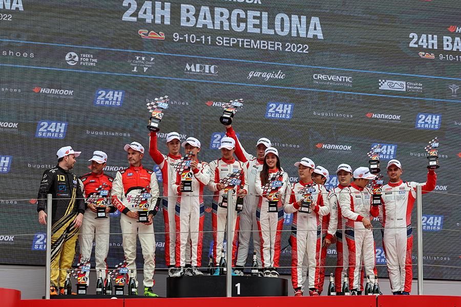 Thai team BBR finishes 1-2 at Barcelona and secures the title